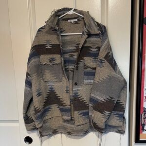 Patterned Gray Jacket